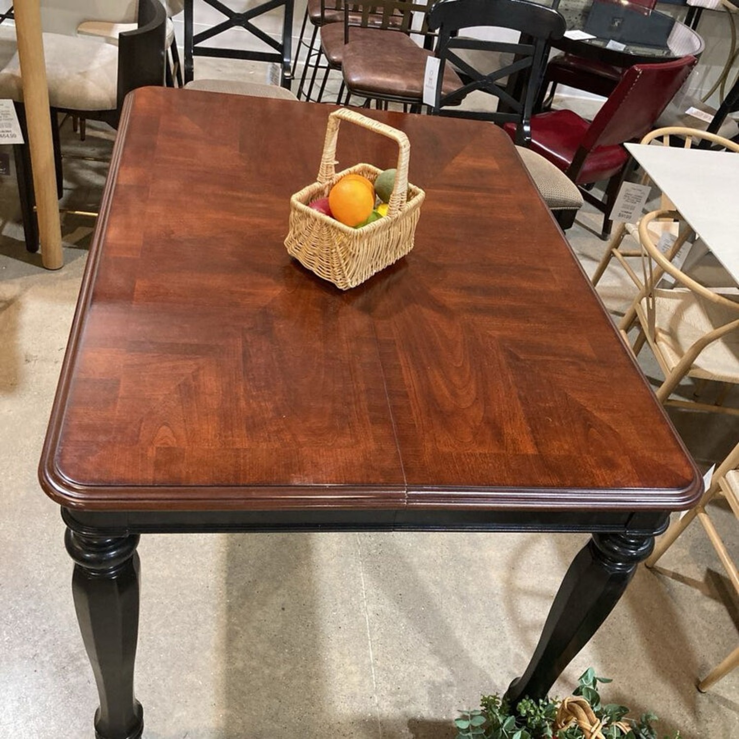 Two-Tone Solid Wood Counter Height Dining Table - image-4