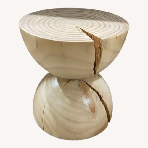 Used Four Hands Aliza Natural Pine Side Table for sale on AptDeco