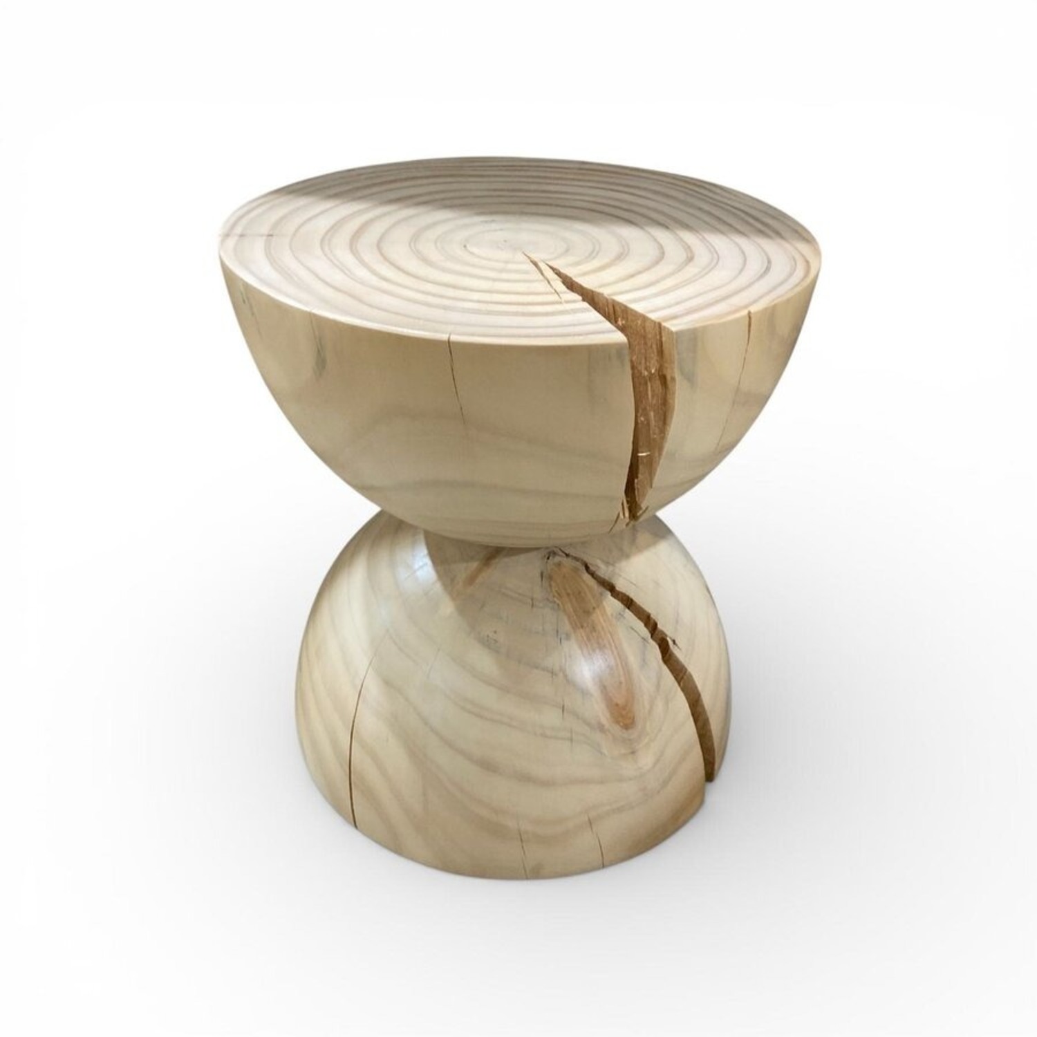 Four Hands Aliza Natural Pine Side Table - image-1