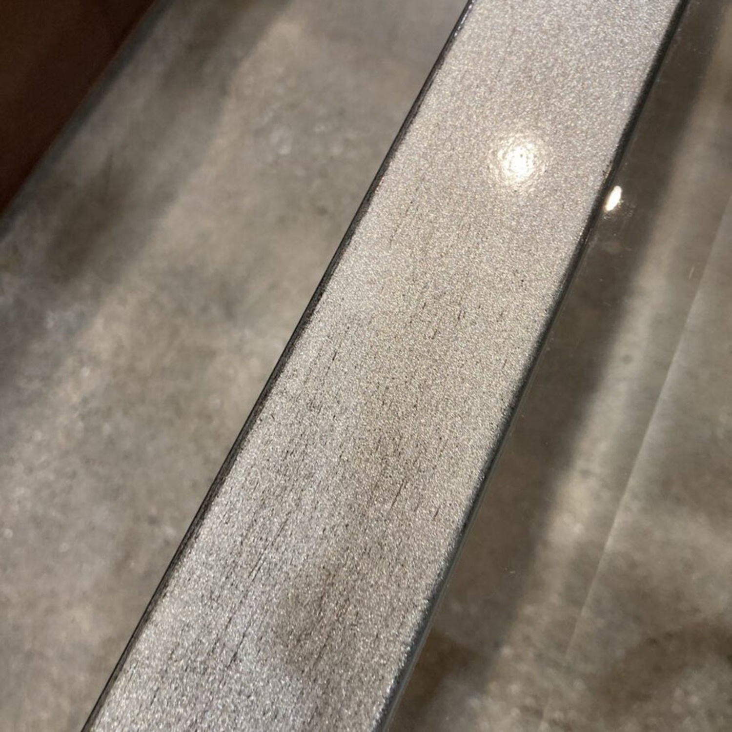 Hollywood Glam Silver Leaf Coffee Table - image-8