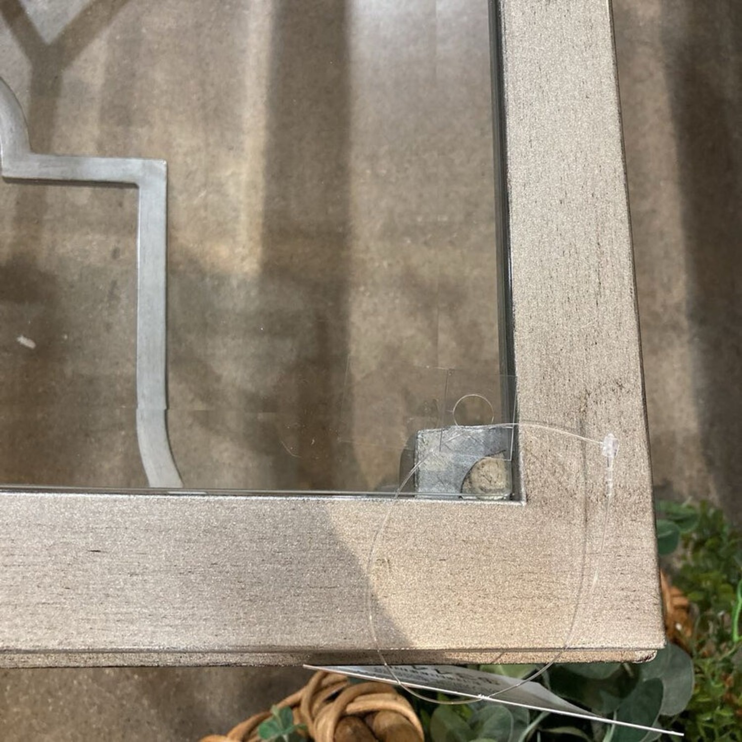 Hollywood Glam Silver Leaf Coffee Table - image-5