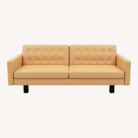 Room & Board Wells Camel Leather 3+ Seater Sofa