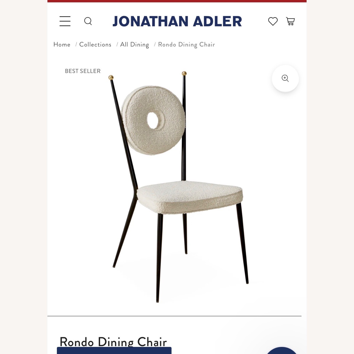 Jonathan Adler Dining Chairs Set of 6  - image-1