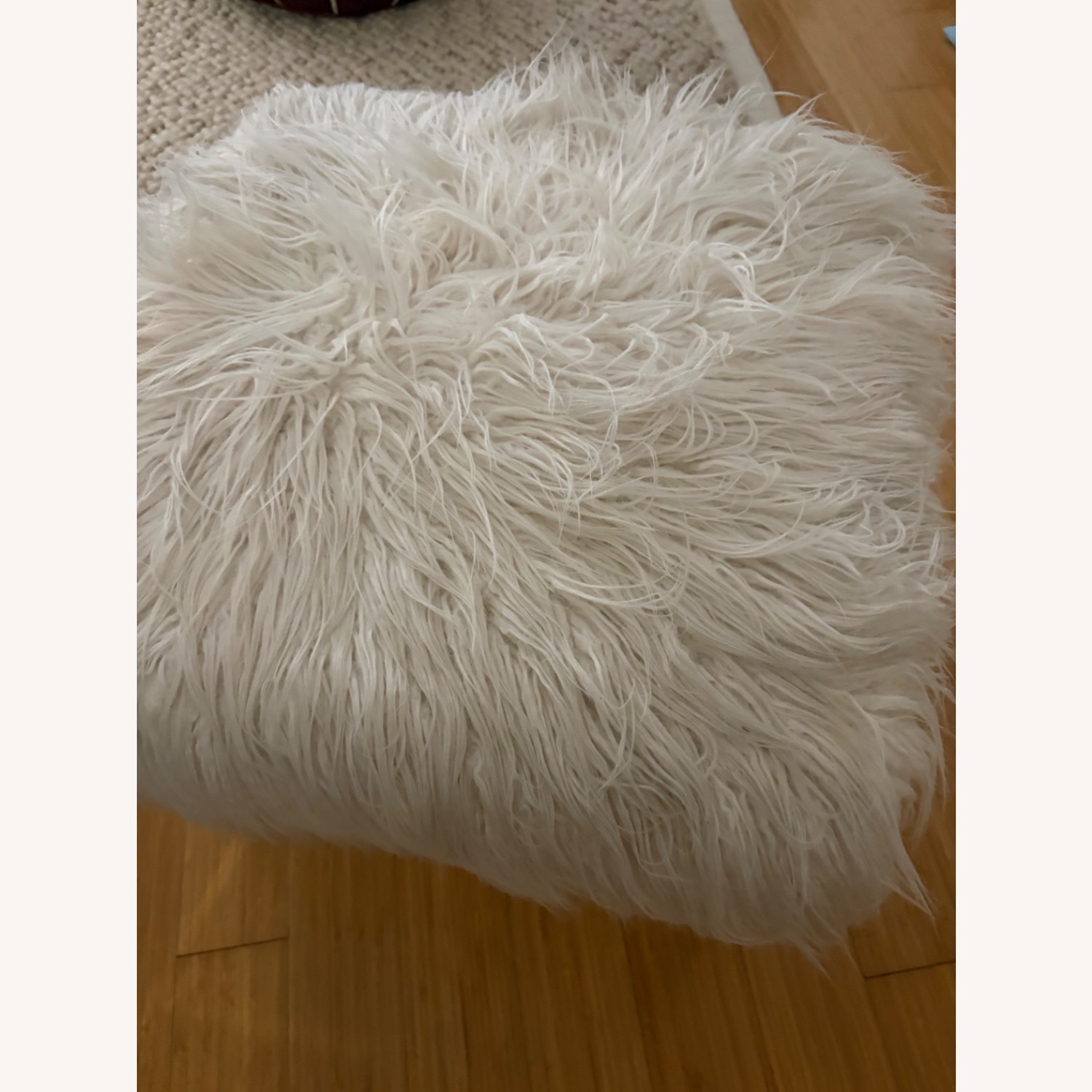 Pottery Barn White Stool - image-2