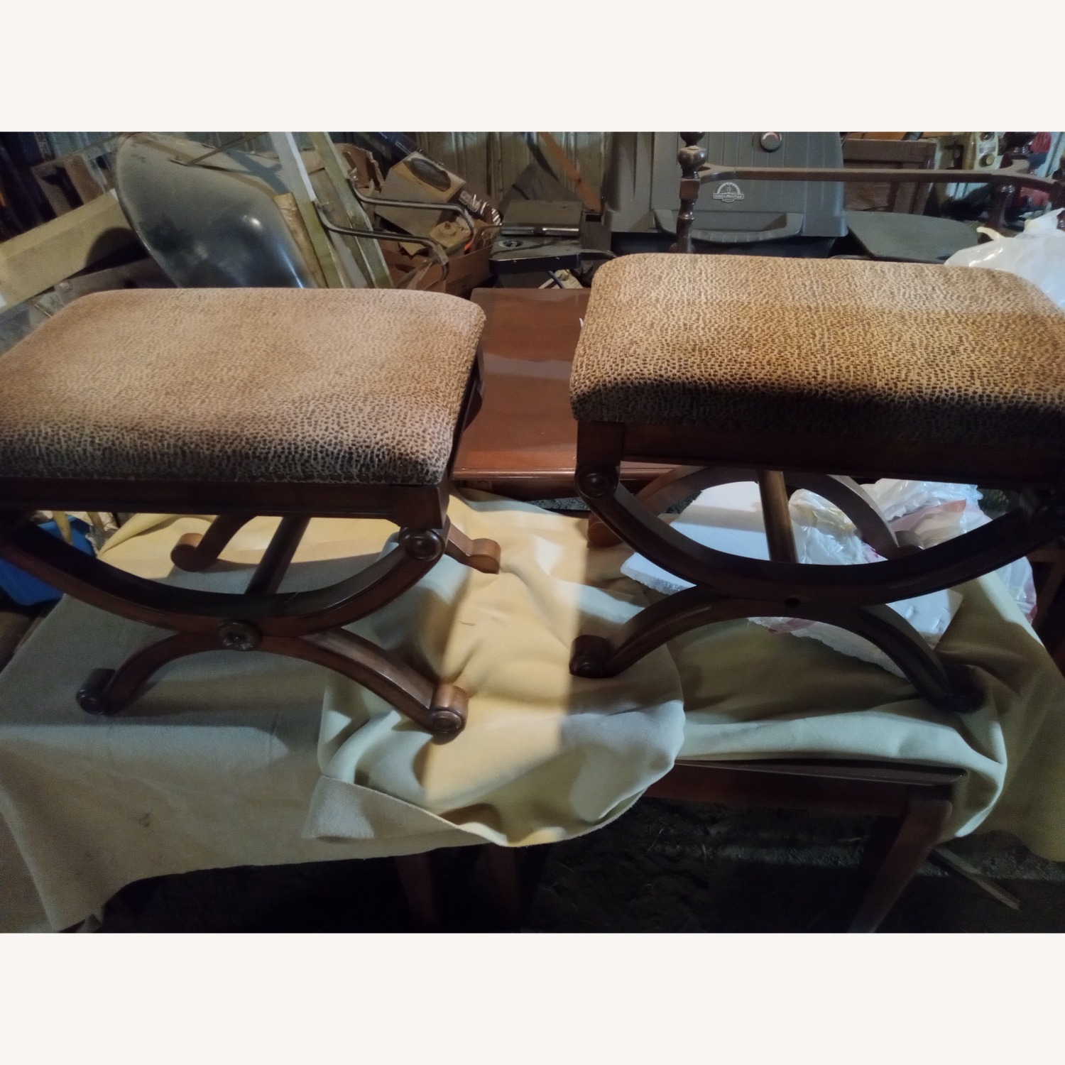 Vintage/Antique Stool - image-1