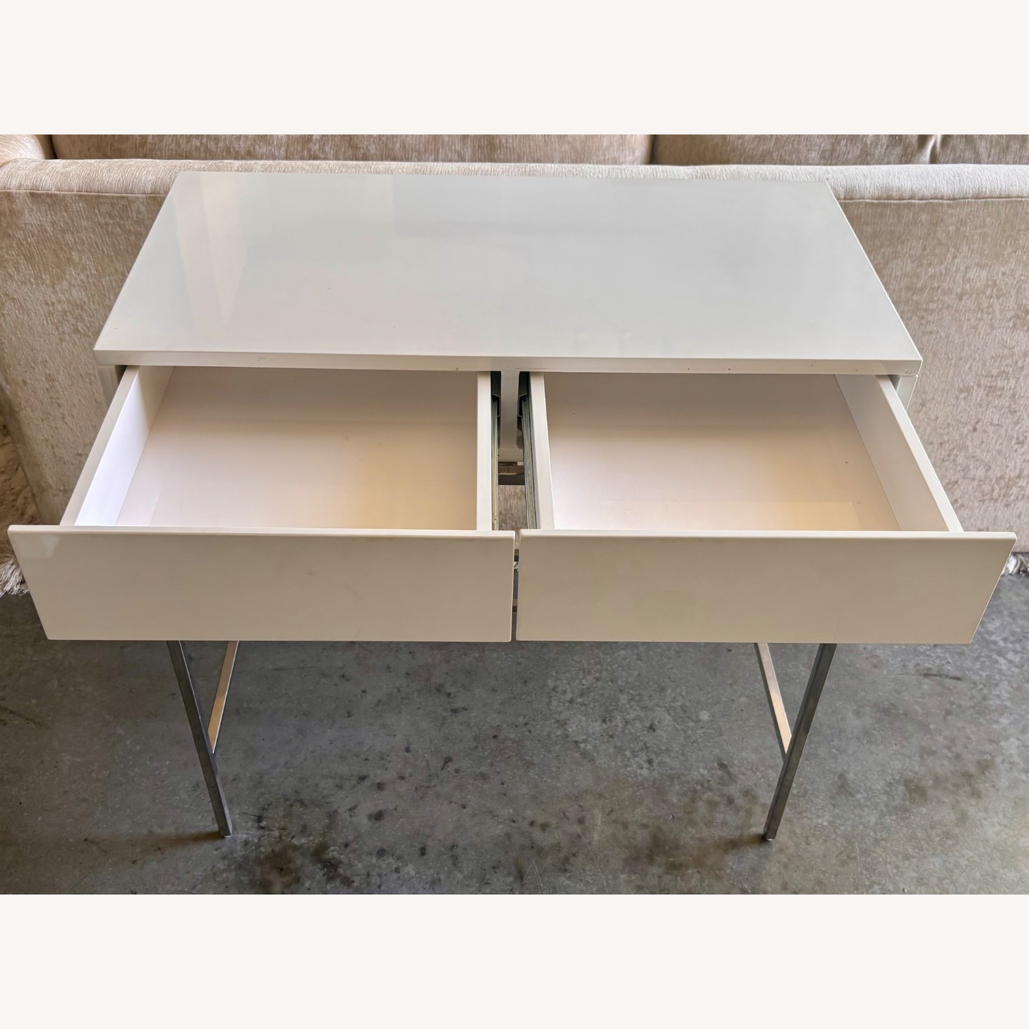 West Elm Lacquer Desk  - image-4