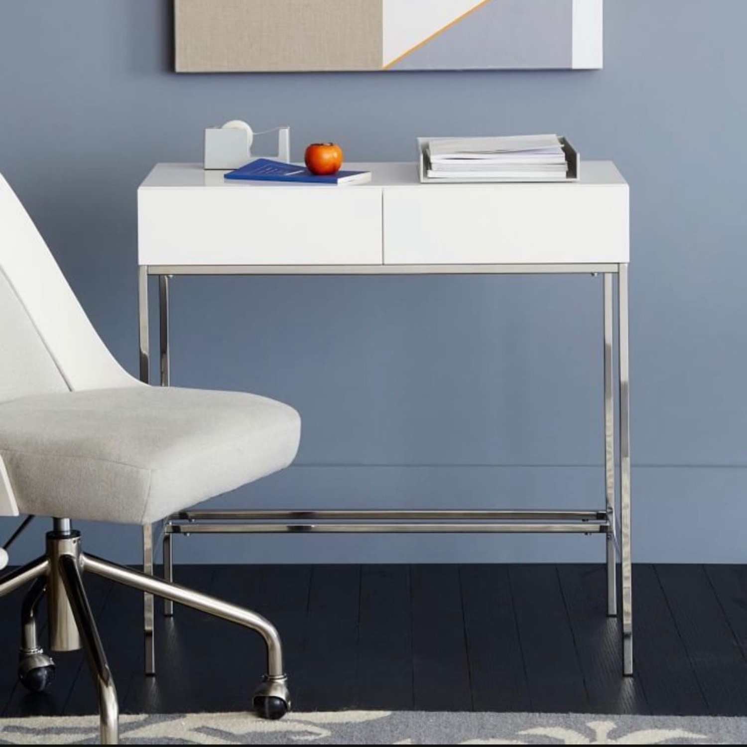 West Elm Lacquer Desk  - image-1