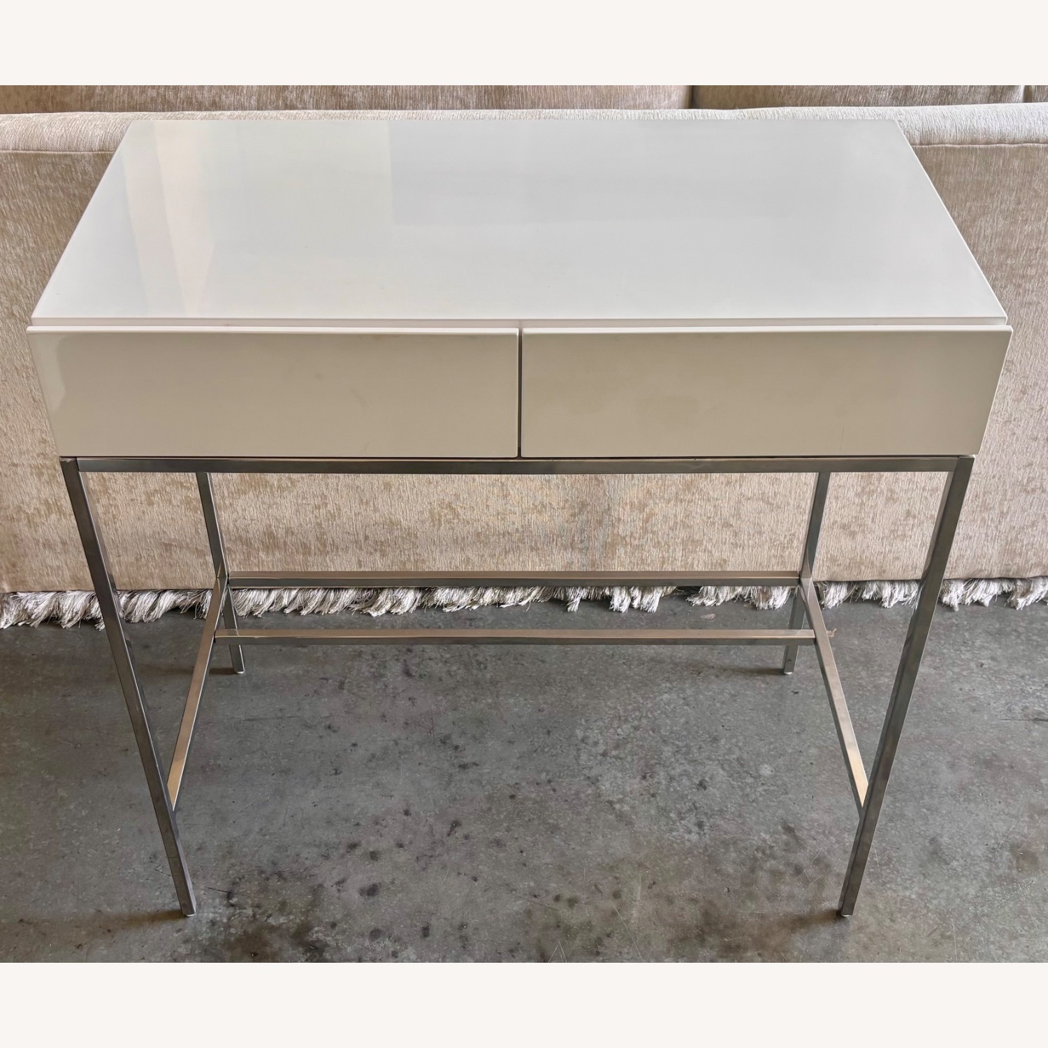 West Elm Lacquer Desk  - image-3