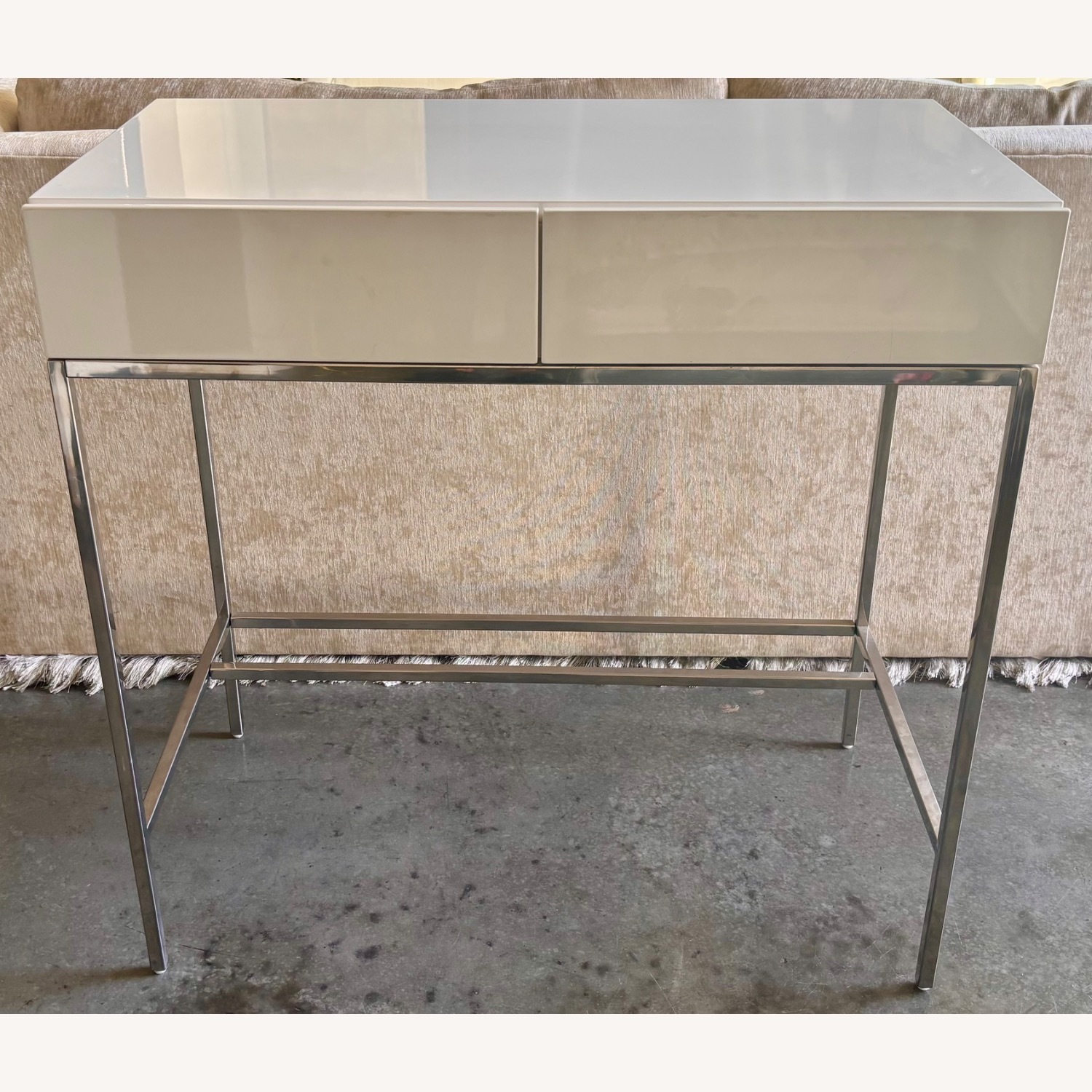 West Elm Lacquer Desk  - image-2