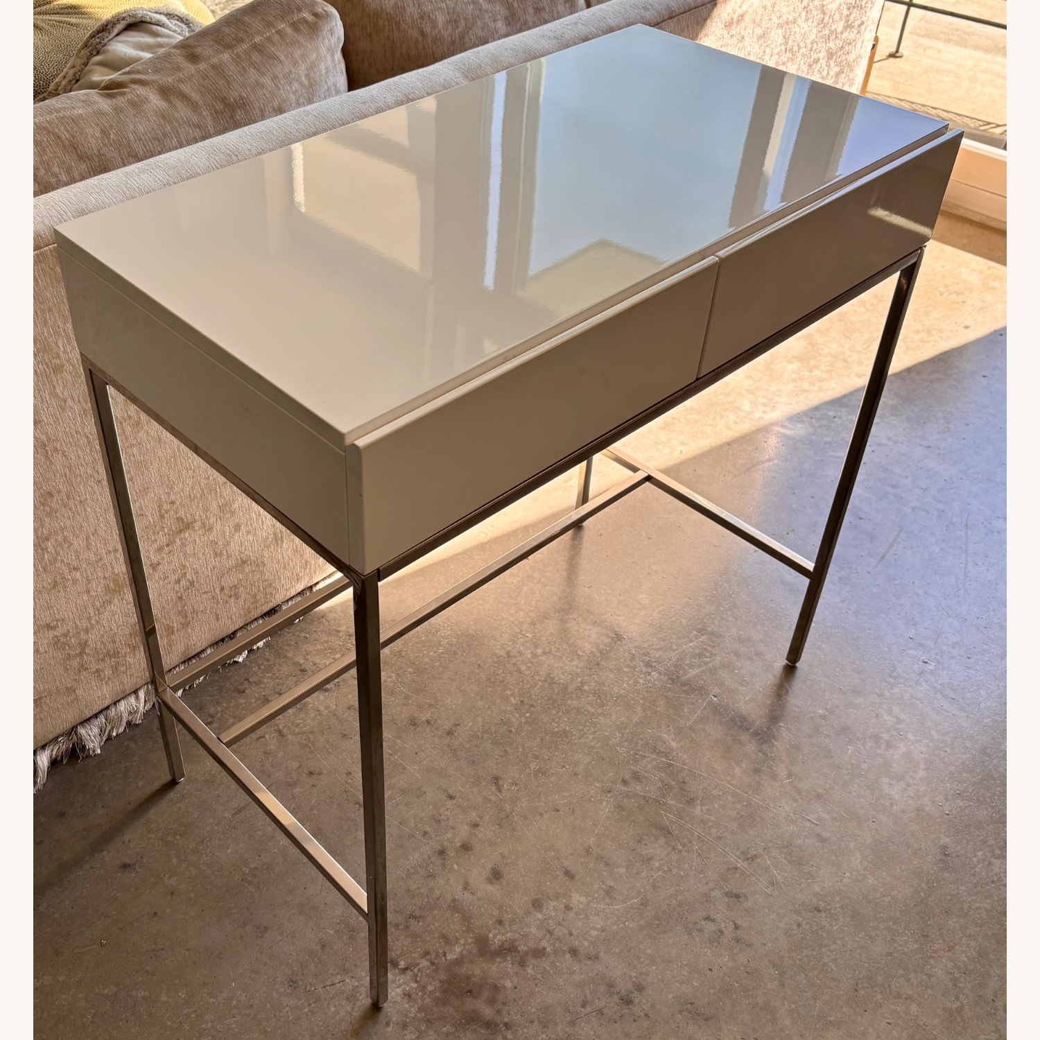 West Elm Lacquer Desk  - image-5