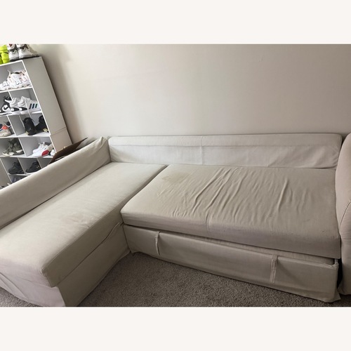 Used IKEA BÅRSLÖV Natural Sleeper Sofa for sale on AptDeco