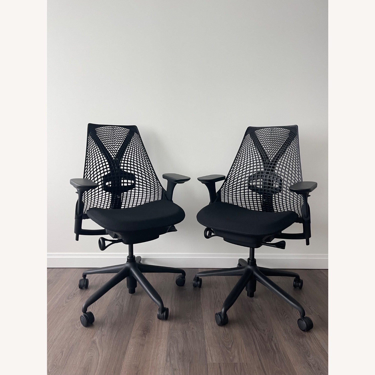 Herman Miller Sayl Black Office Chairs - image-1