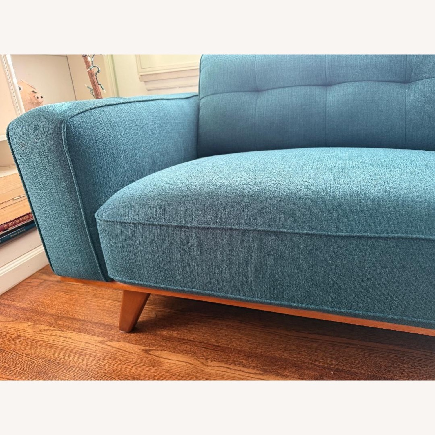 Modani Blue Fabric 3+ Seater Sofa - image-3