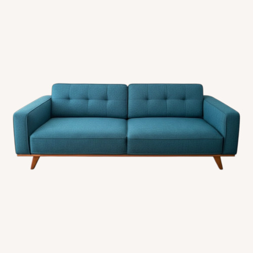 Used Modani Blue Fabric 3+ Seater Sofa for sale on AptDeco