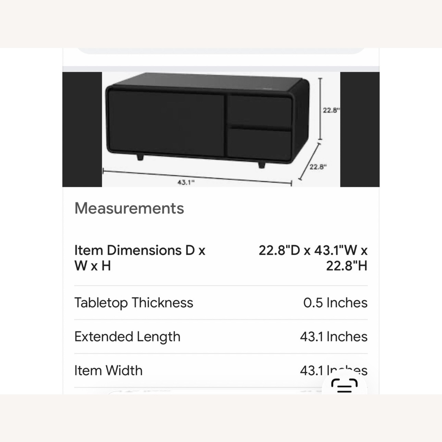 Black Coffee Table - image-9
