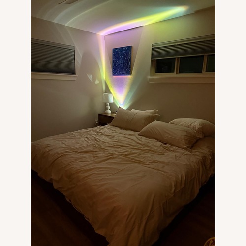 Used Thuma Dark Brown Wood King Bed for sale on AptDeco