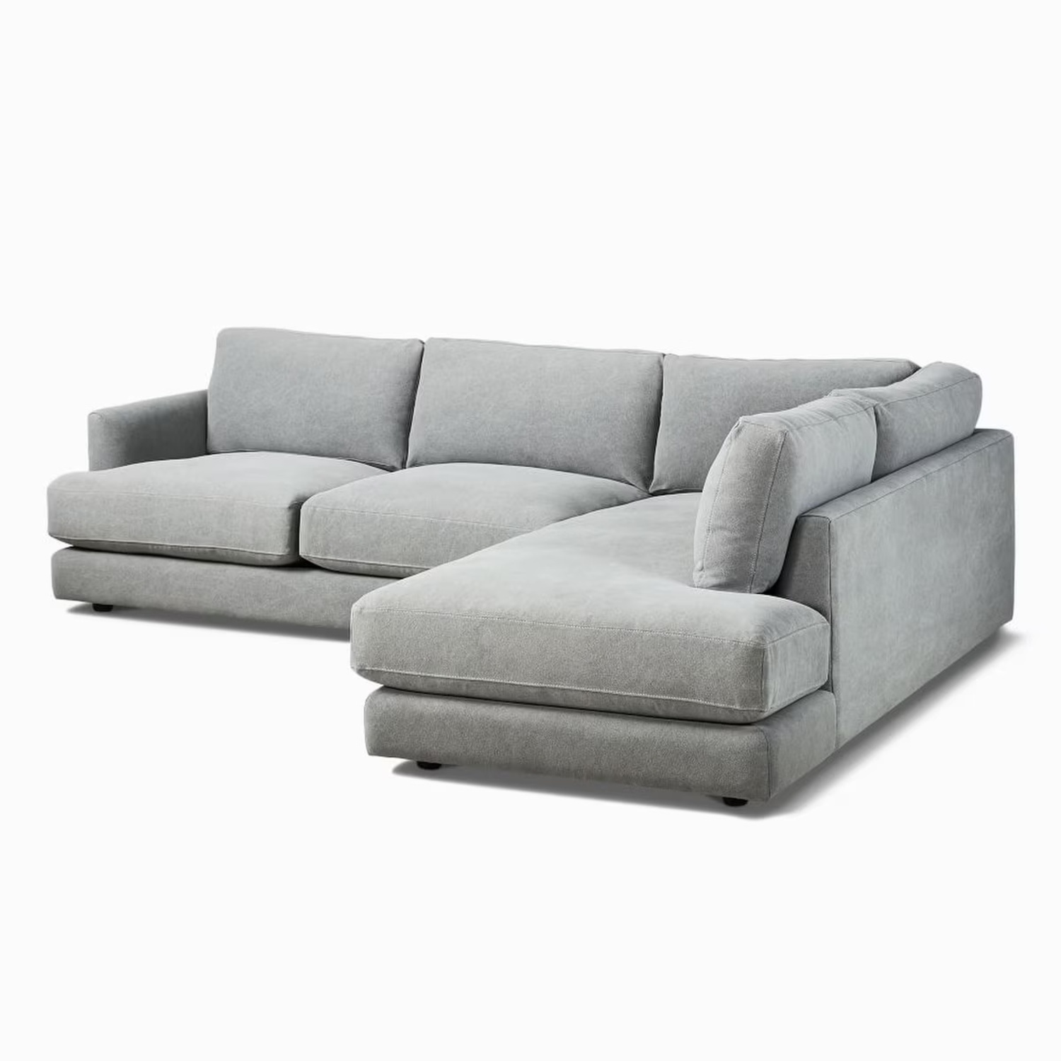 West Elm Haven Light Gray 2 Seater Sofa - image-7