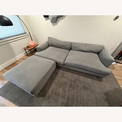Used West Elm Haven Light Gray 2 Seater Sofa for sale on AptDeco