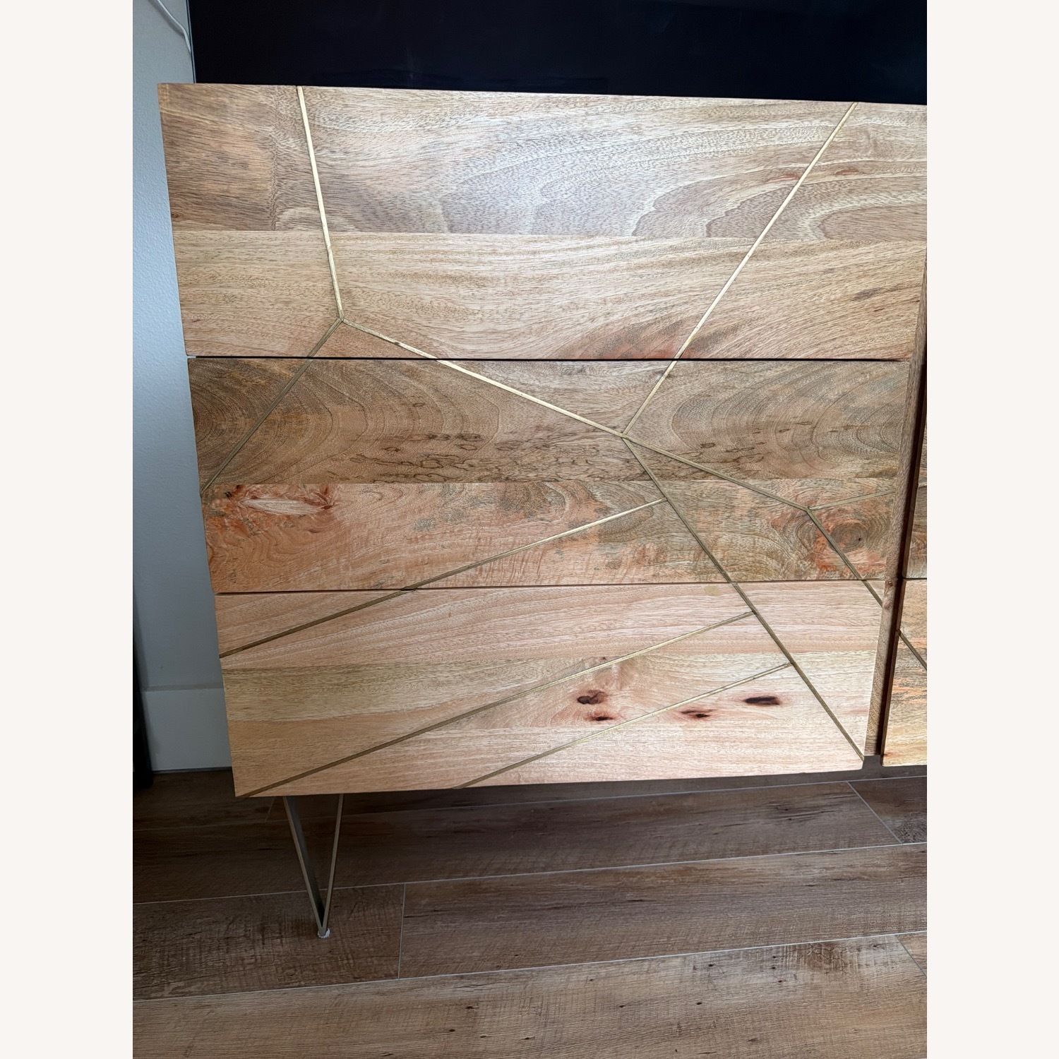 West Elm Roar & Rabbit™ Brass Geo Inlay 6-Drawer Dresser (54") - image-2