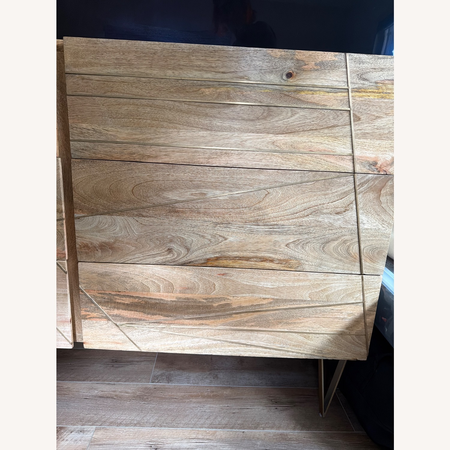 West Elm Roar & Rabbit™ Brass Geo Inlay 6-Drawer Dresser (54") - image-3