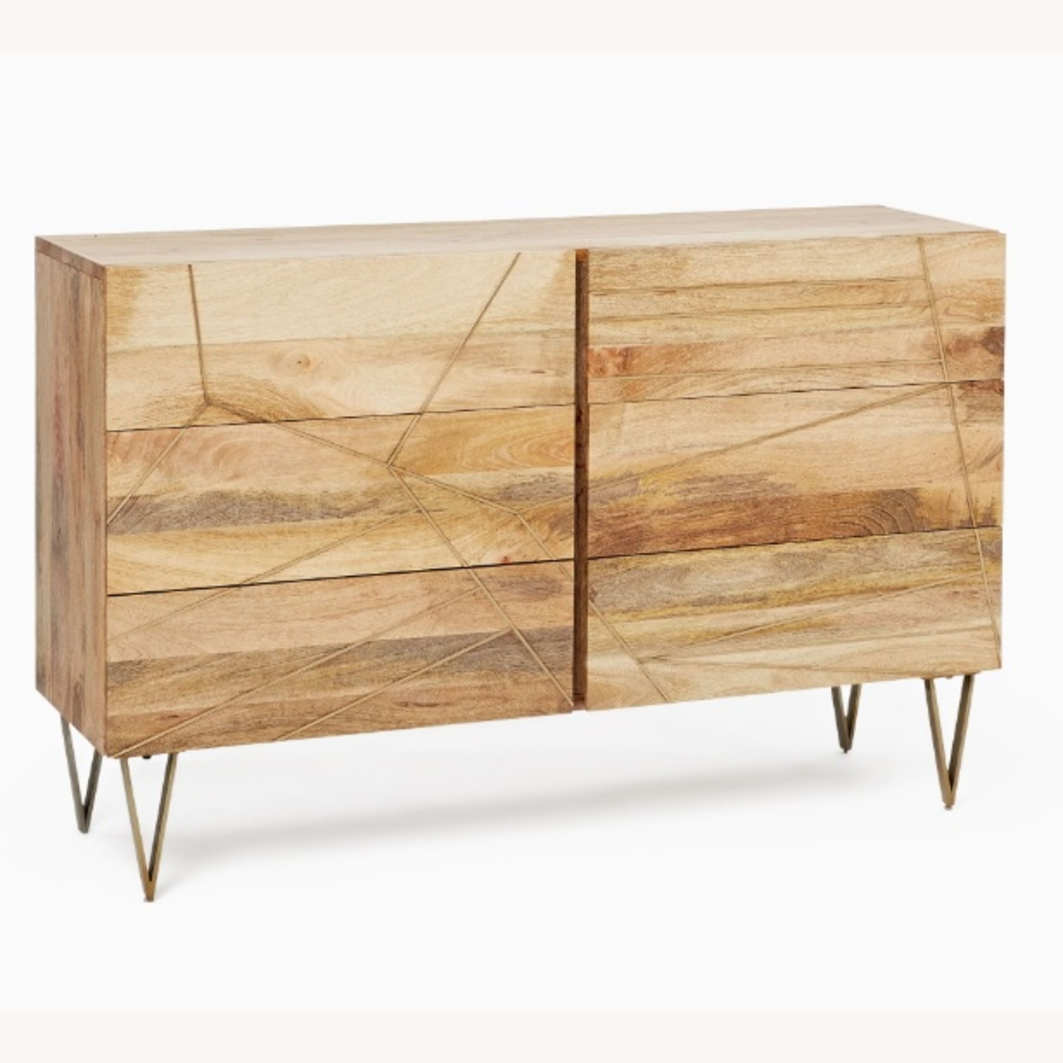 West Elm Roar & Rabbit™ Brass Geo Inlay 6-Drawer Dresser (54") - image-5