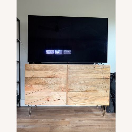 Used West Elm Roar & Rabbit™ Brass Geo Inlay 6-Drawer Dresser (54") for sale on AptDeco