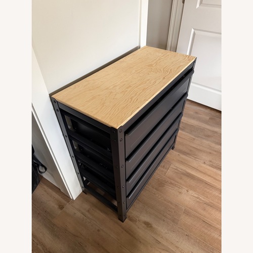 Used IKEA BROR Black Wood Dresser for sale on AptDeco