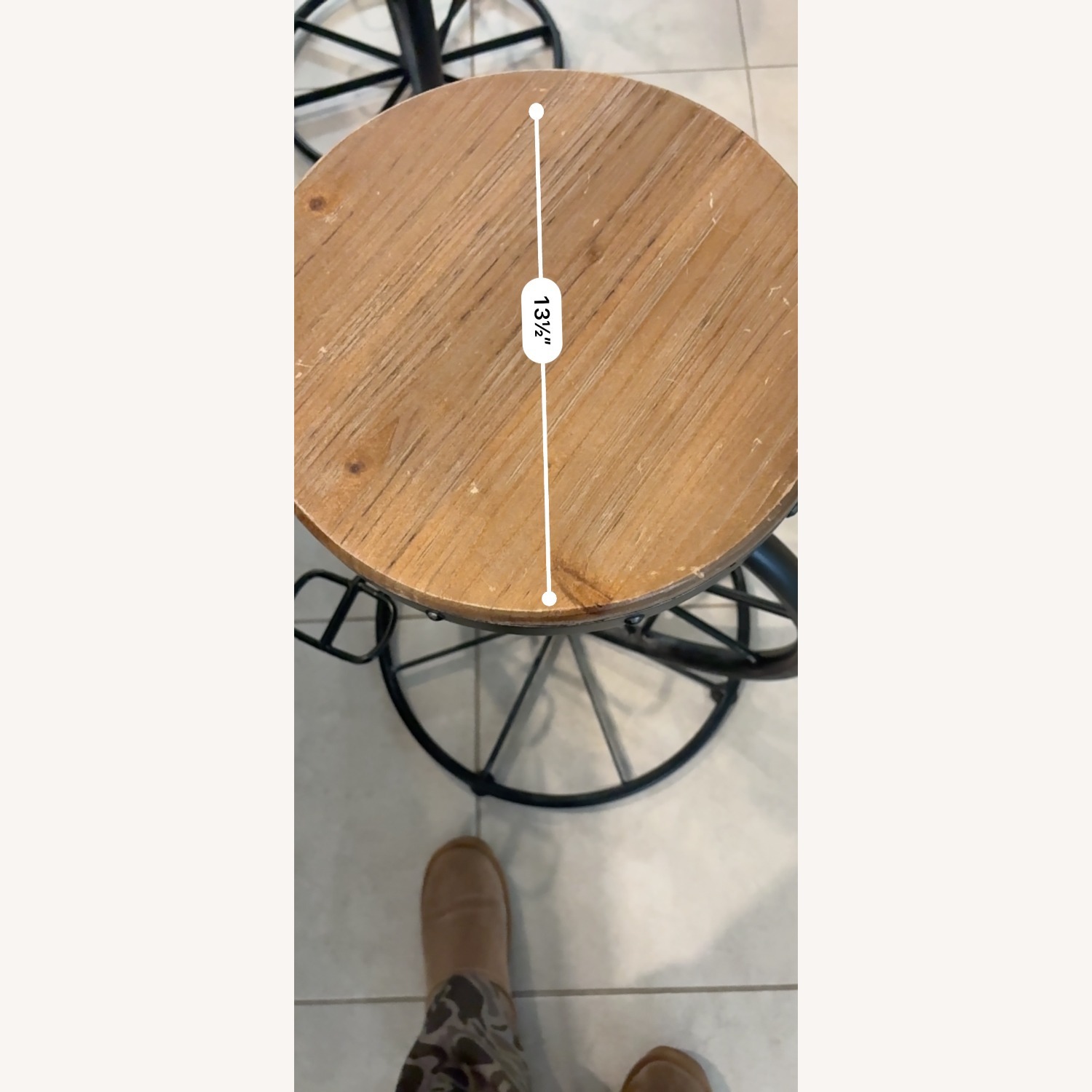 Black Metal Stools - image-2