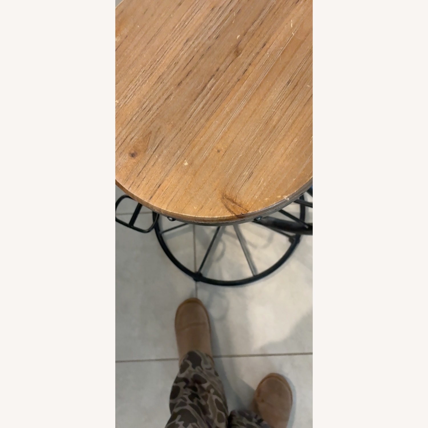 Black Metal Stools - image-3