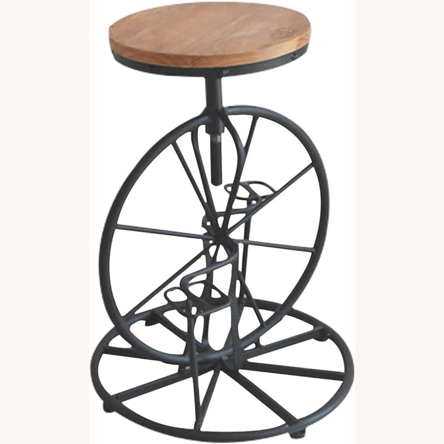 Black Metal Stools - image-7
