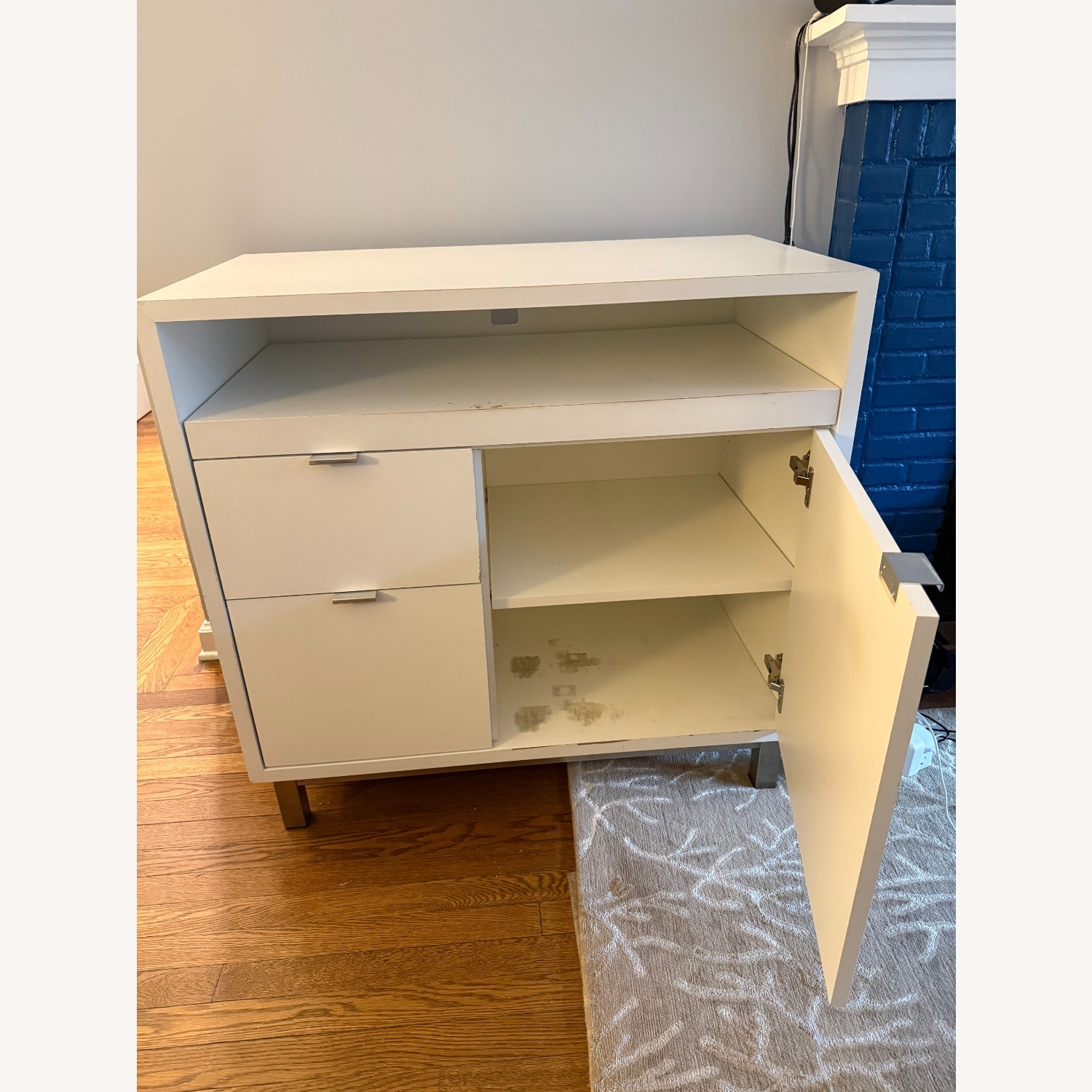 Room & Board Copenhagen White Wood Media Storage - image-3