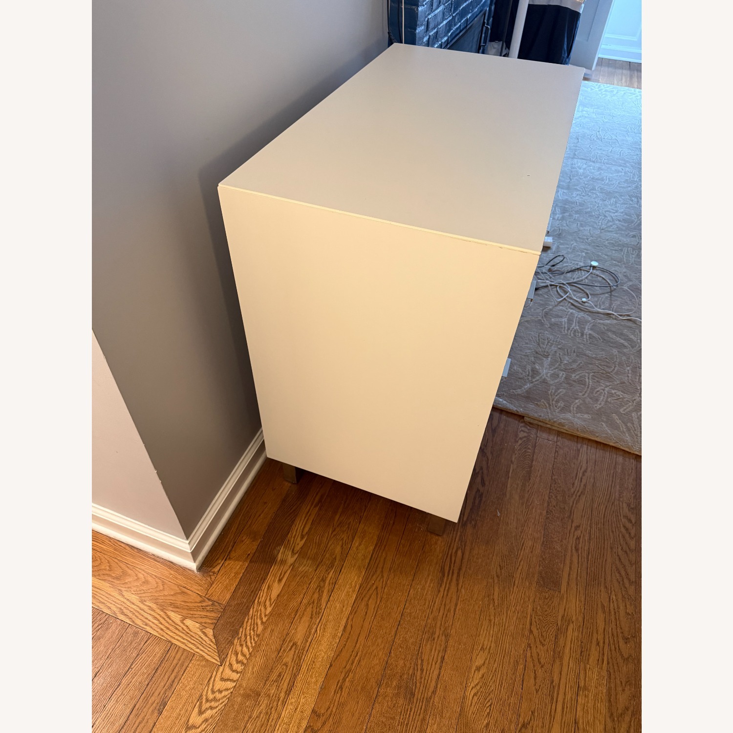 Room & Board Copenhagen White Wood Media Storage - image-2