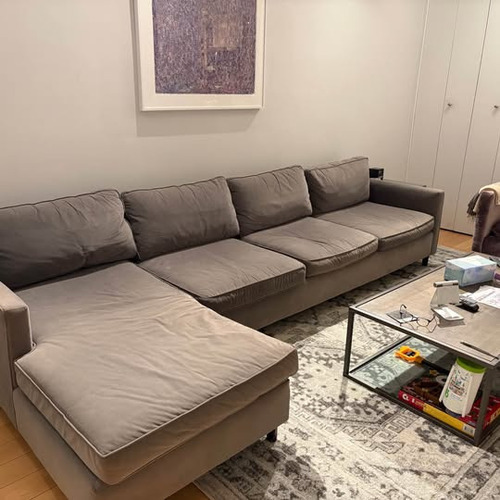 Used Mitchell Gold + Bob Williams 2 Piece Sectional for sale on AptDeco
