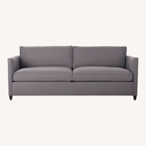 Used Crate & Barrel Dryden Light Gray Fabric 2 Seater Sofa for sale on AptDeco