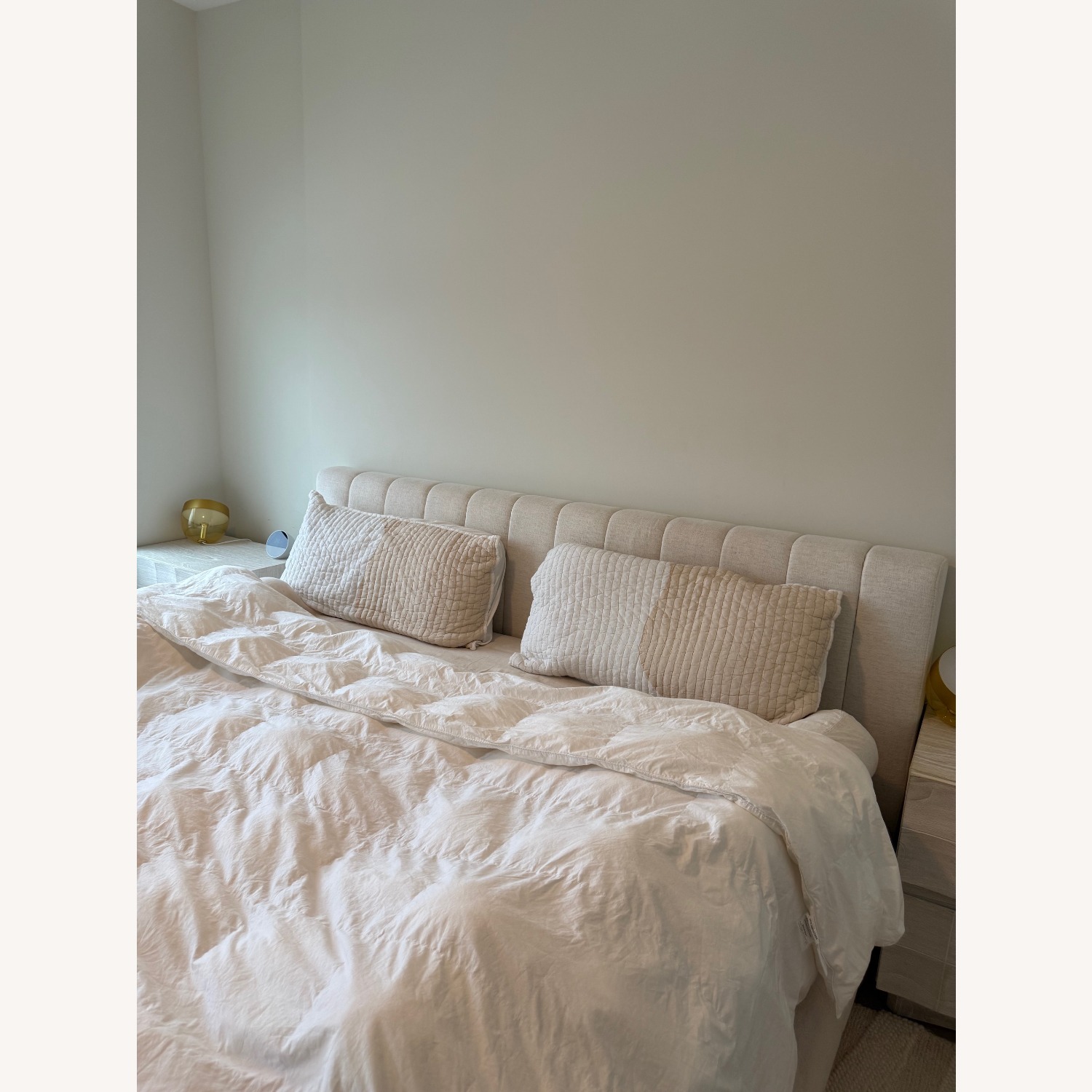 CB2 Forte Natural Linen King Bed - image-4
