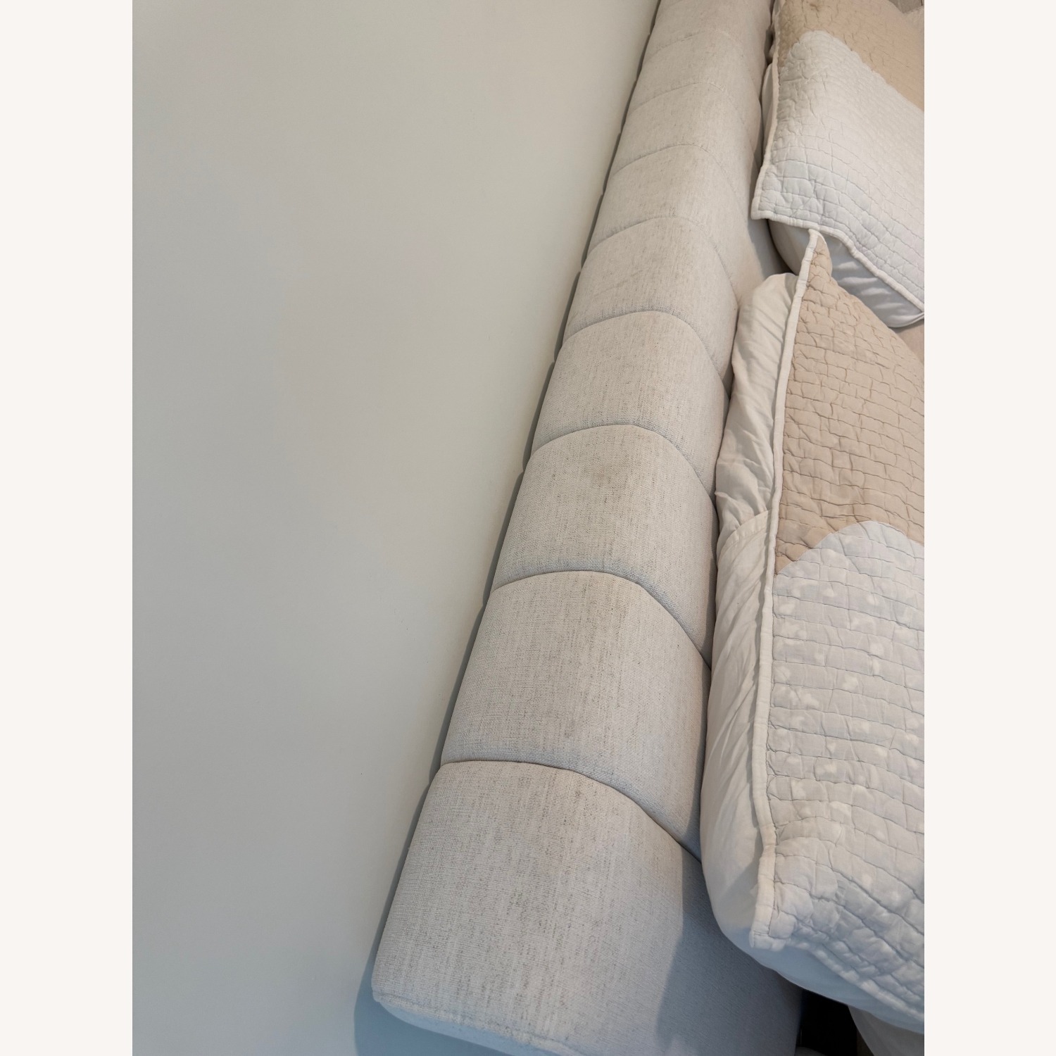 CB2 Forte Natural Linen King Bed - image-12