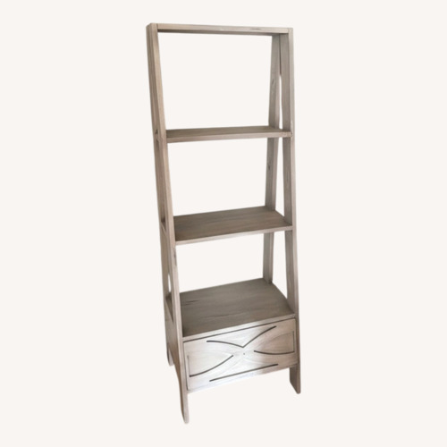 Used Light Grey Bookcase for sale on AptDeco