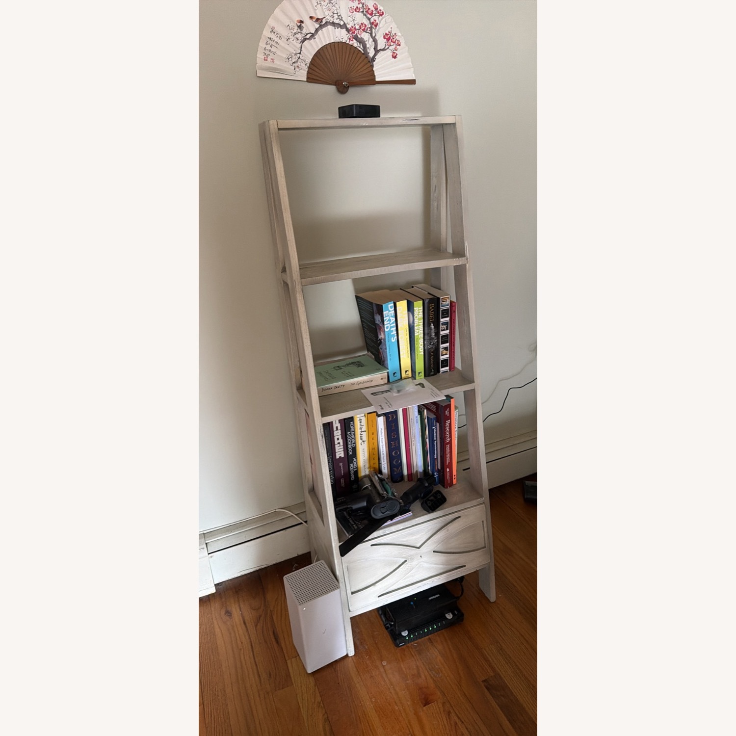 Light Grey Bookcase - image-1