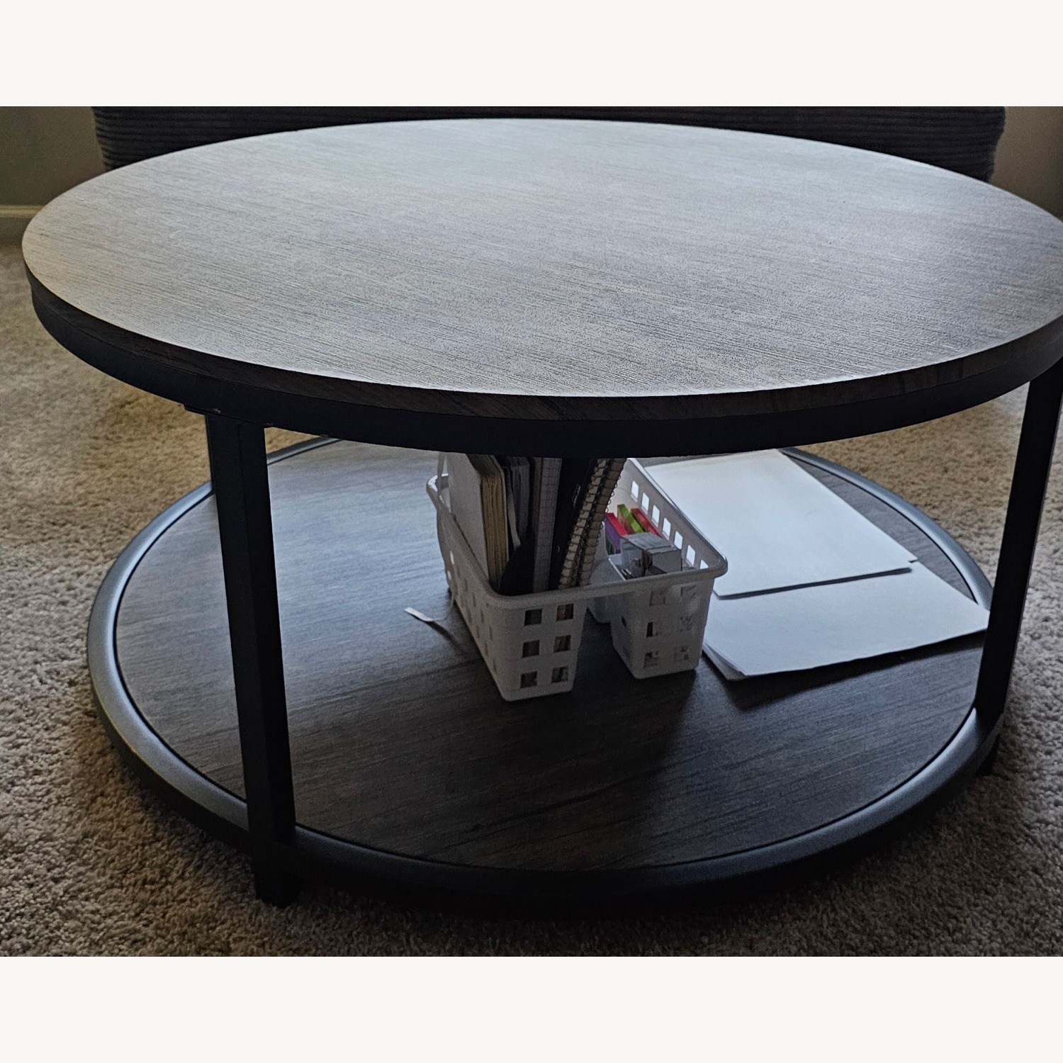 Vintage/Antique Finds Dark Brown Coffee Table - image-2