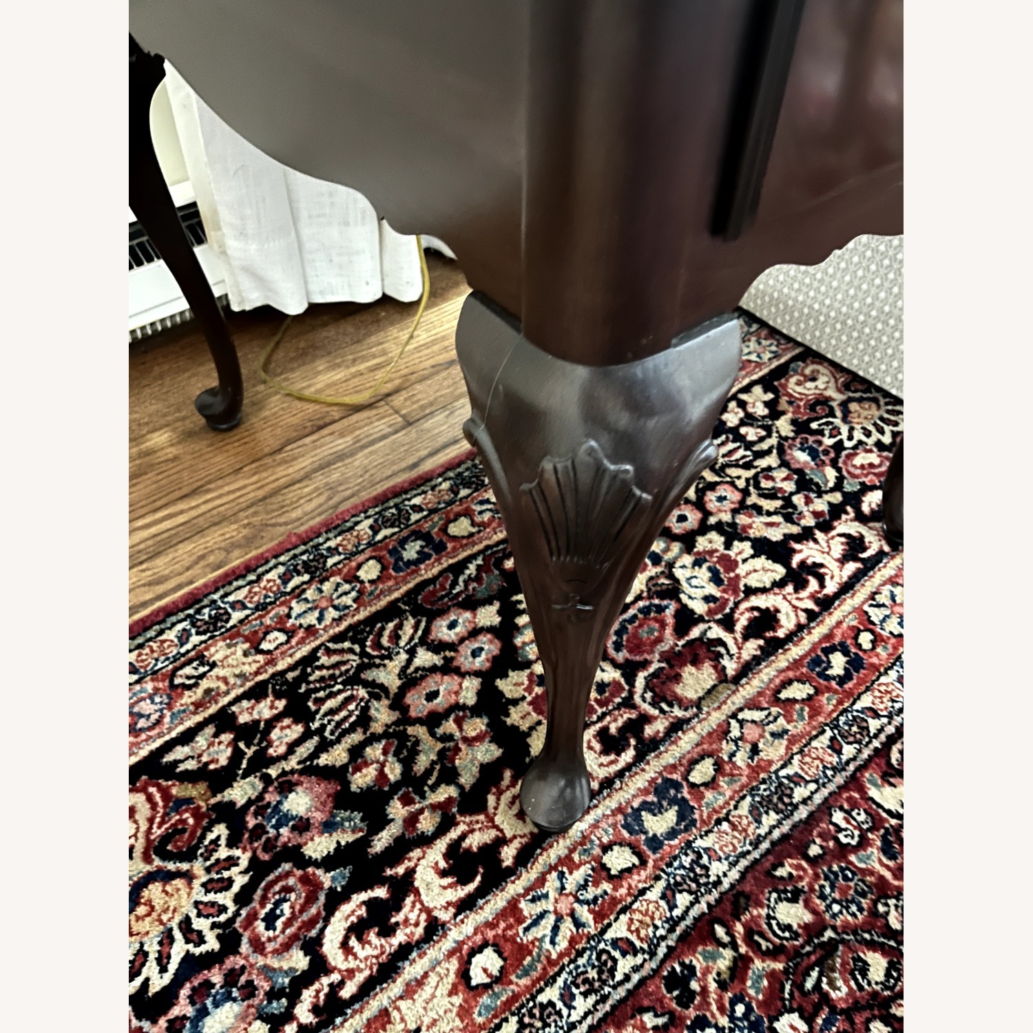 Ethan Allen Dark Brown Wood Side Tables - image-6