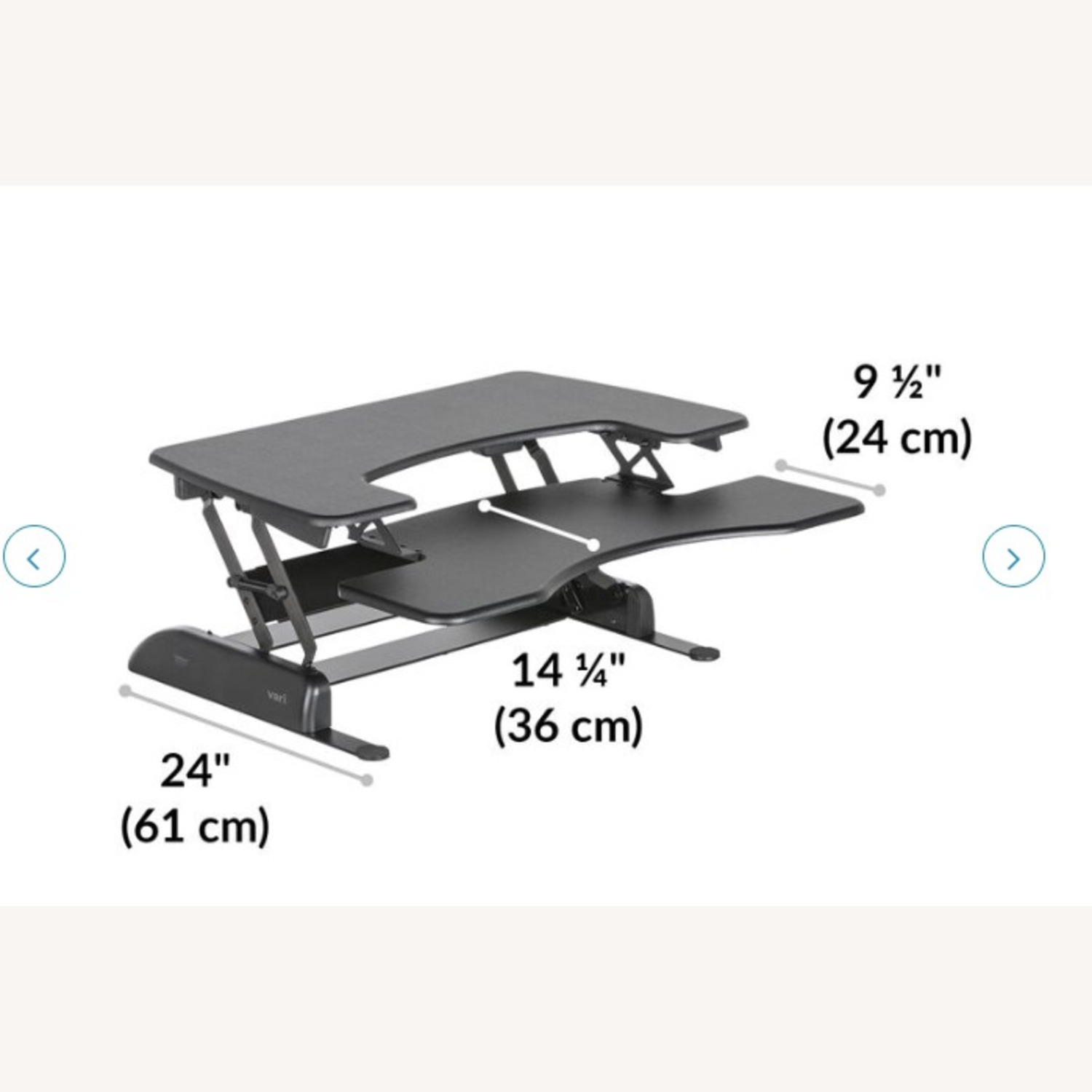 Varidesk ProPlus 36 Desk - image-1