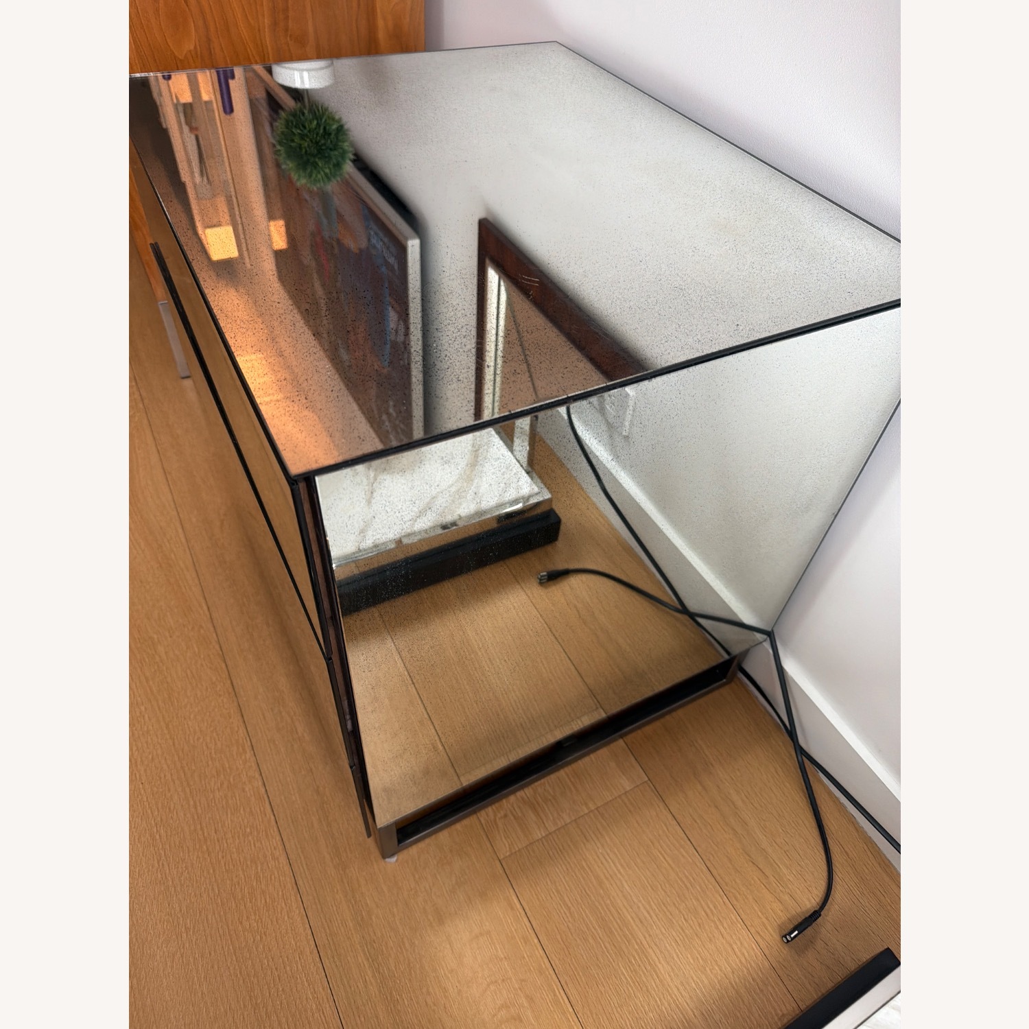 ABC Carpet and Home Mirrored Nightstand - image-5