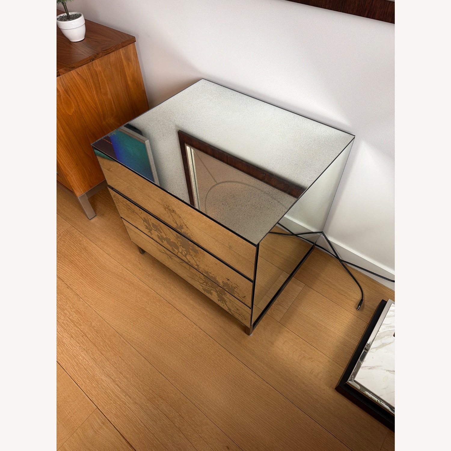 ABC Carpet and Home Mirrored Nightstand - image-3