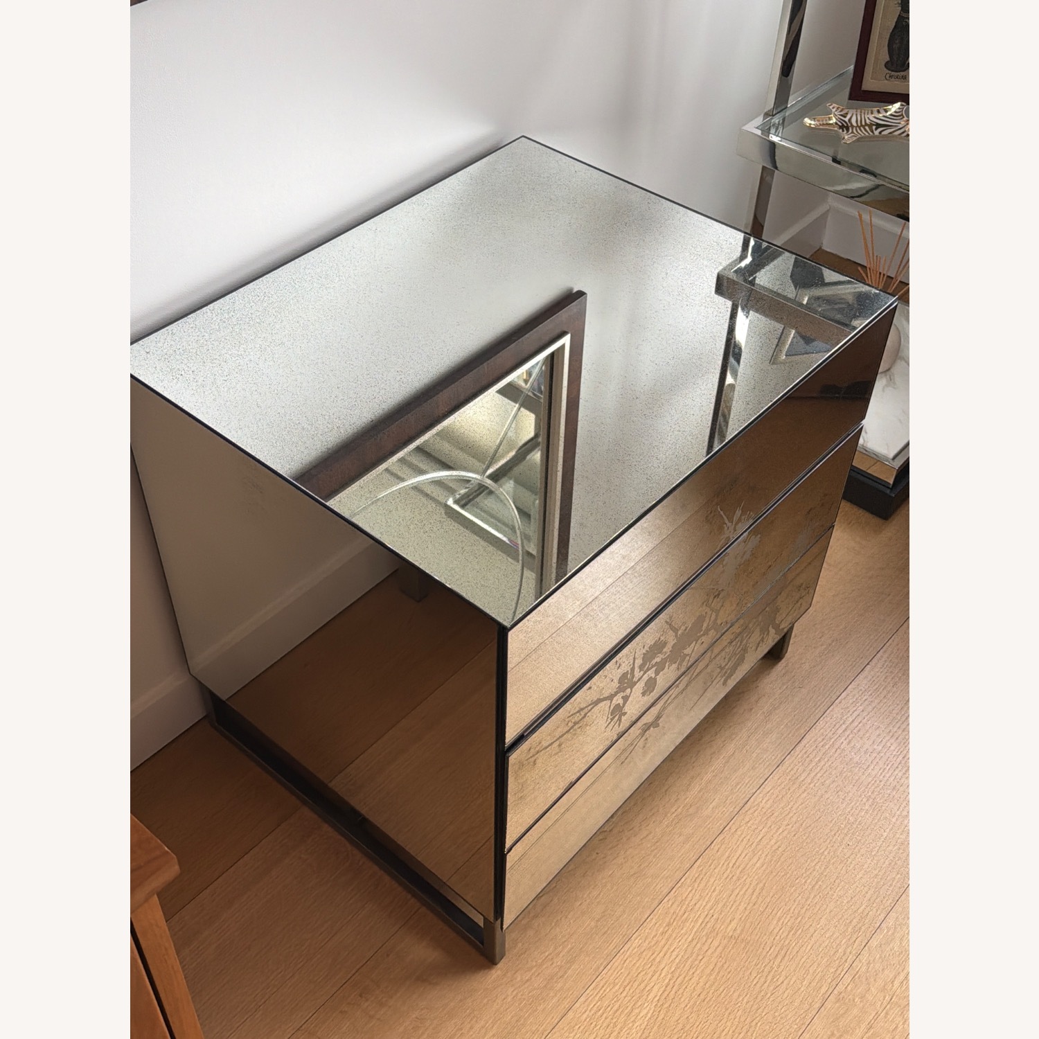ABC Carpet and Home Mirrored Nightstand - image-2