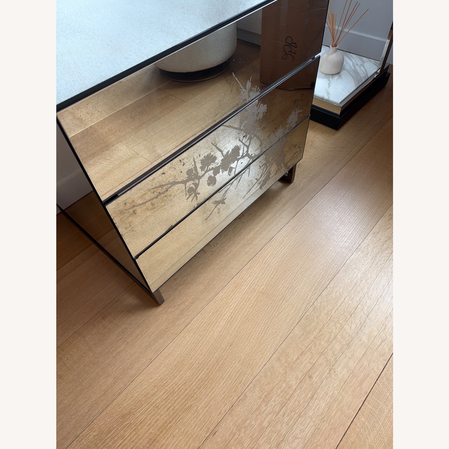 ABC Carpet and Home Mirrored Nightstand - image-4