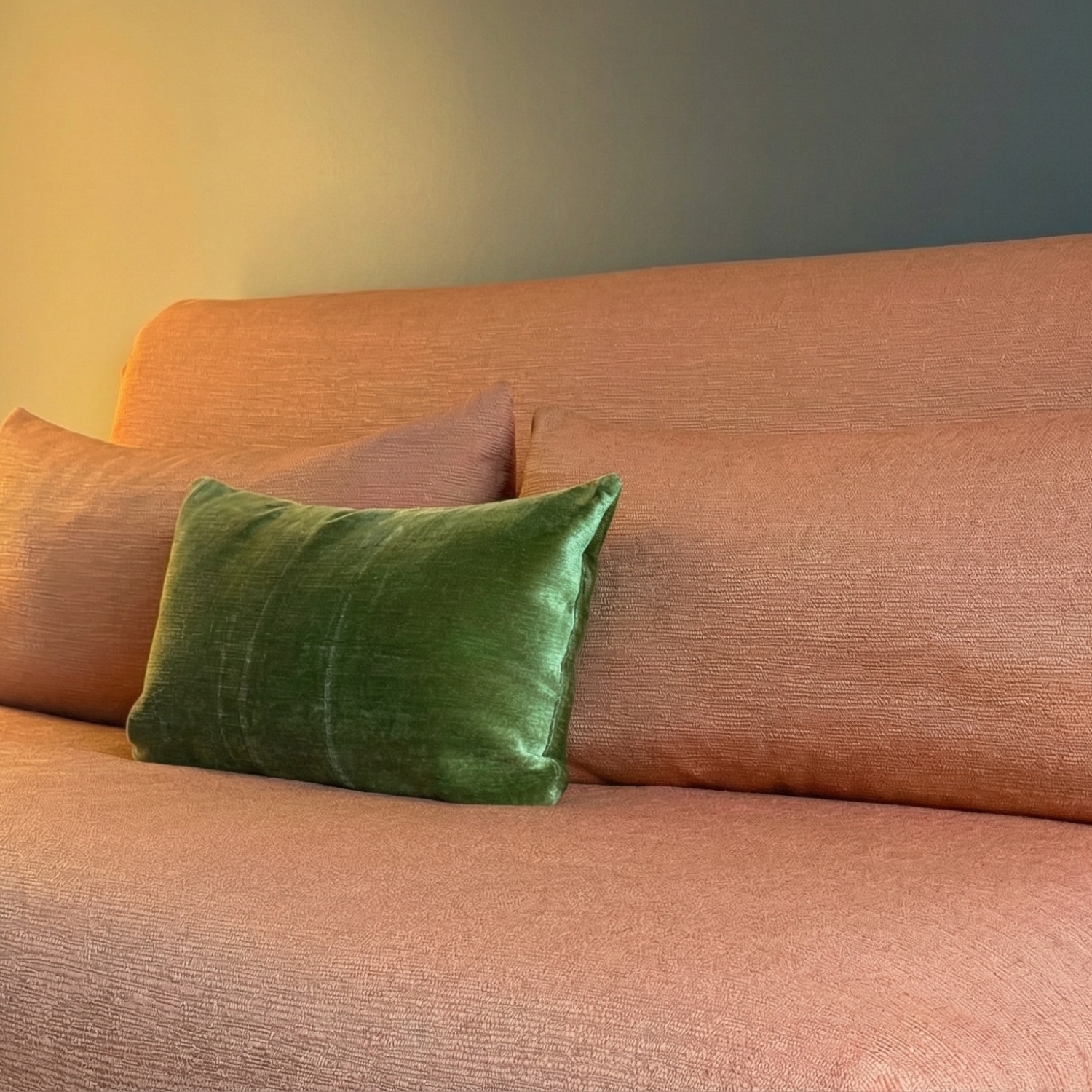 Ligne Roset Multy Orange Fabric Futon - image-3