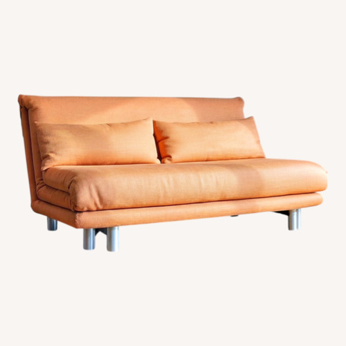 Used Ligne Roset Multy Orange Fabric Futon for sale on AptDeco