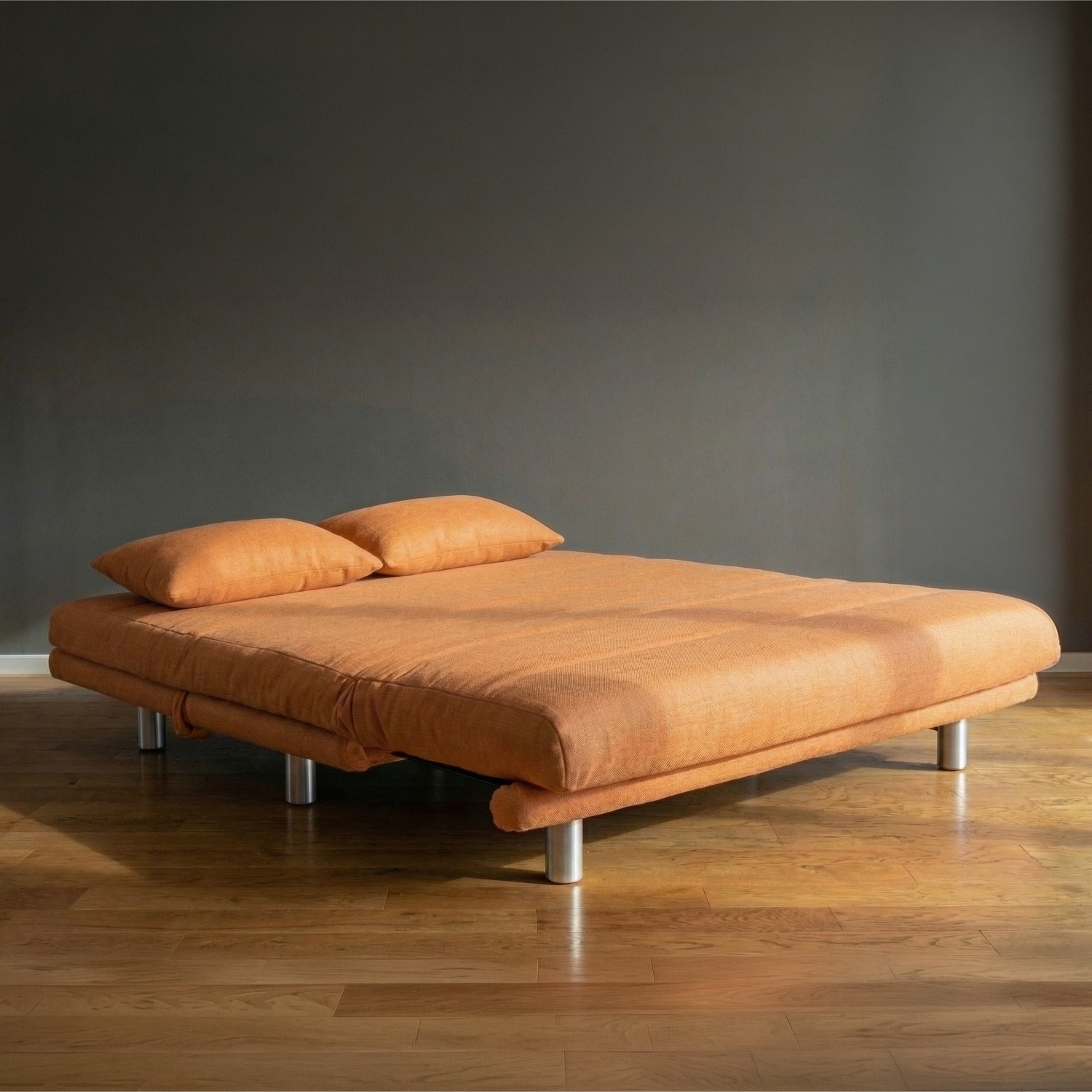 Ligne Roset Multy Orange Fabric Futon - image-2