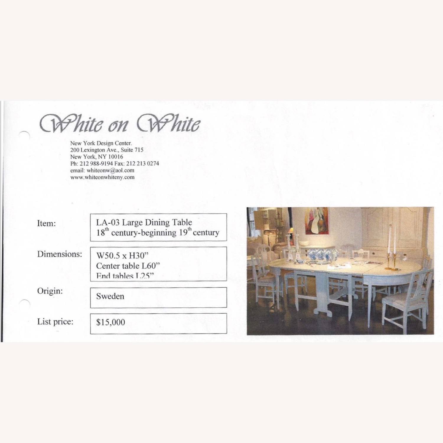 Luxury Scandinavian Design Dining Table - image-7