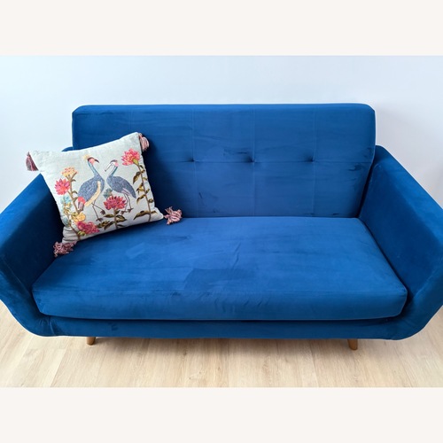 Used Joybird Blue Hughes Apartment Sofa for sale on AptDeco